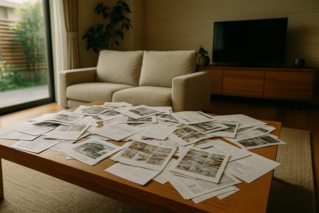 家の資料請求をすると起きやすい情報過多