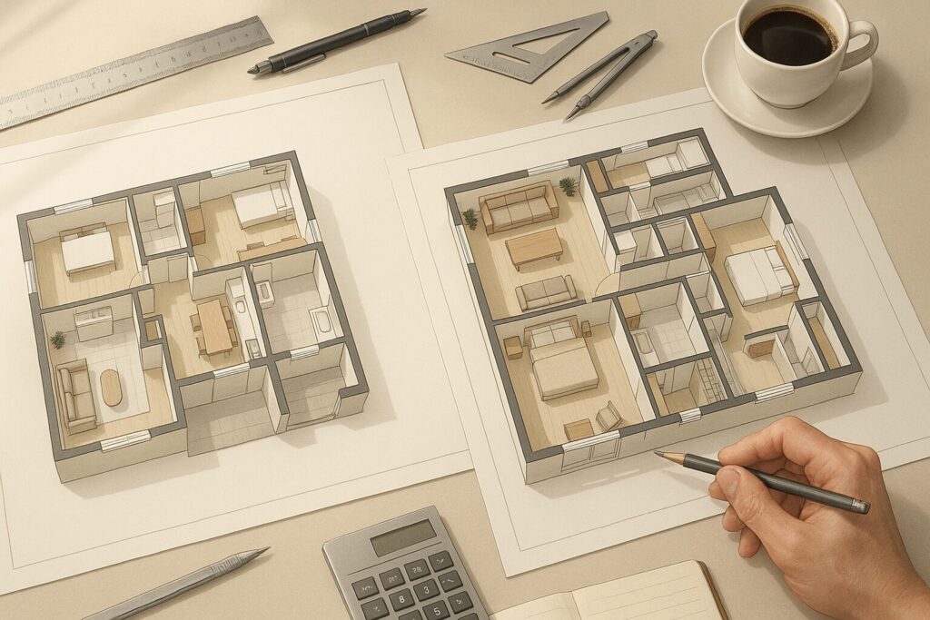 積水ハウスの平屋20坪の間取りと比較して考える