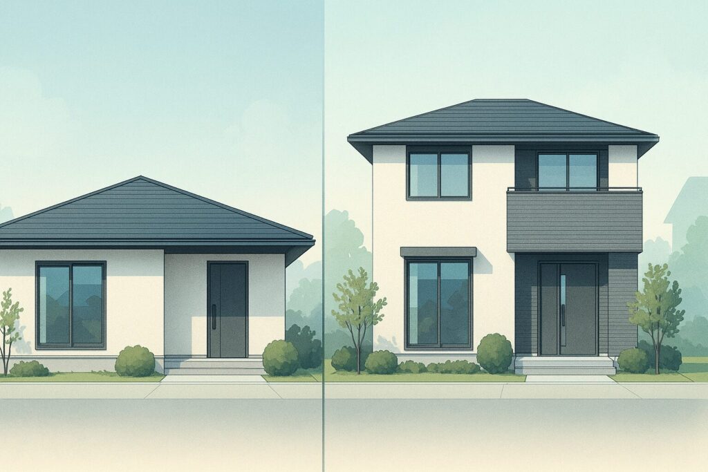 積水ハウスの30坪で平屋を選ぶ場合の差