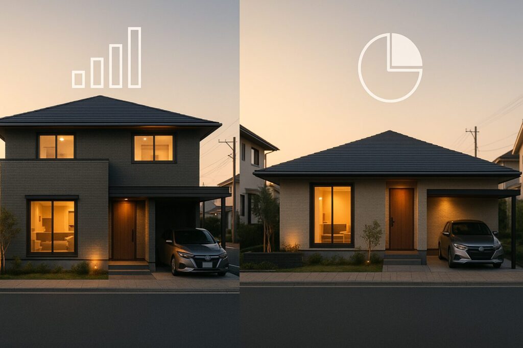 積水ハウスの35坪の平屋の総額価格との比較