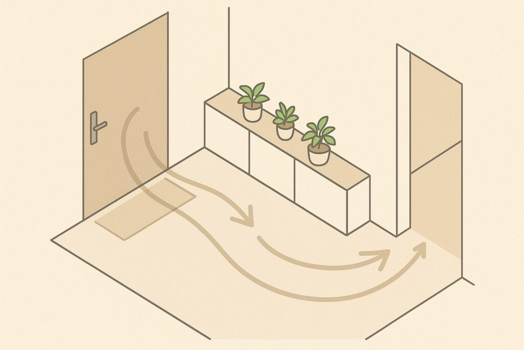 玄関に観葉植物の小さめを置くなら?|風水基本編