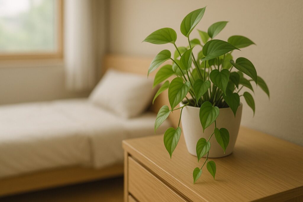 風水的に寝室に観葉植物はよくない？ポトスでやさしいグリーンに