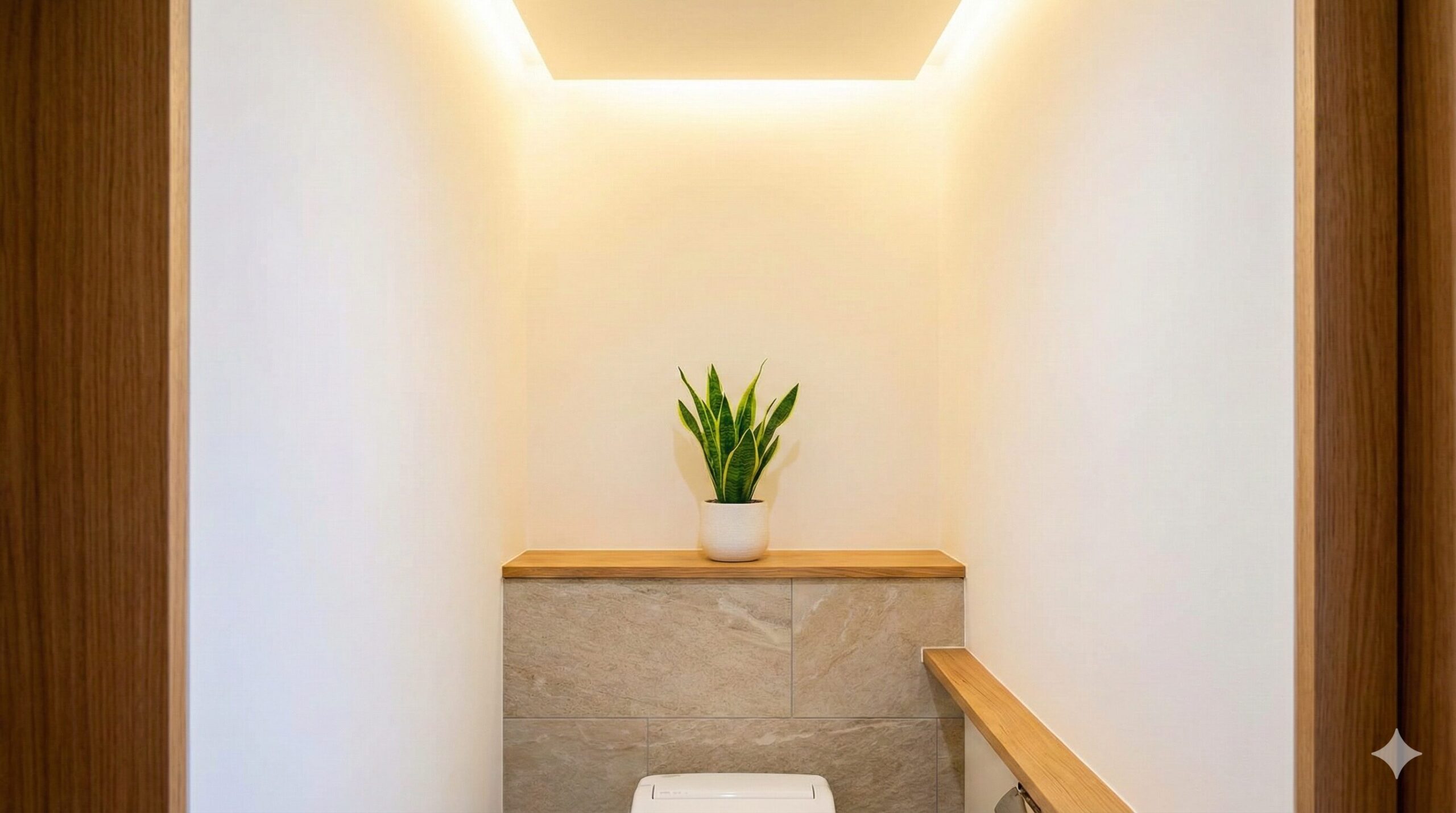 トイレに観葉植物は窓なしだと風水的にNG？小さめ一鉢と空間づくり