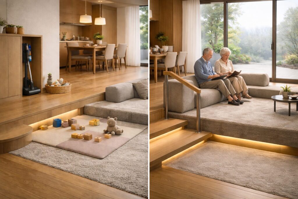 積水ハウスのピットリビングの向く人向かない人