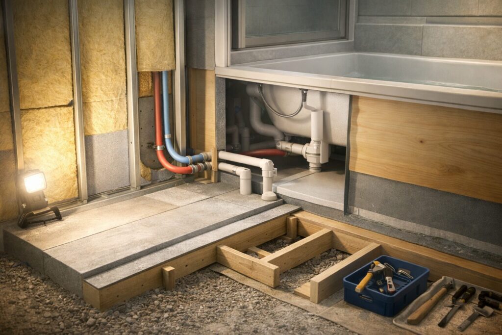 積水ハウスのお風呂のリフォーム費用は工事で差