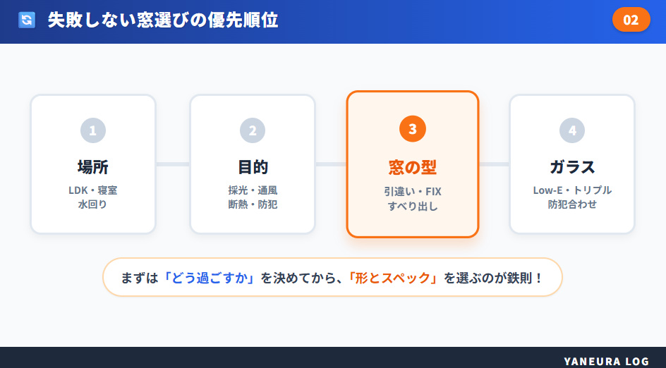 積水ハウスの窓カタログで仕様差を確認