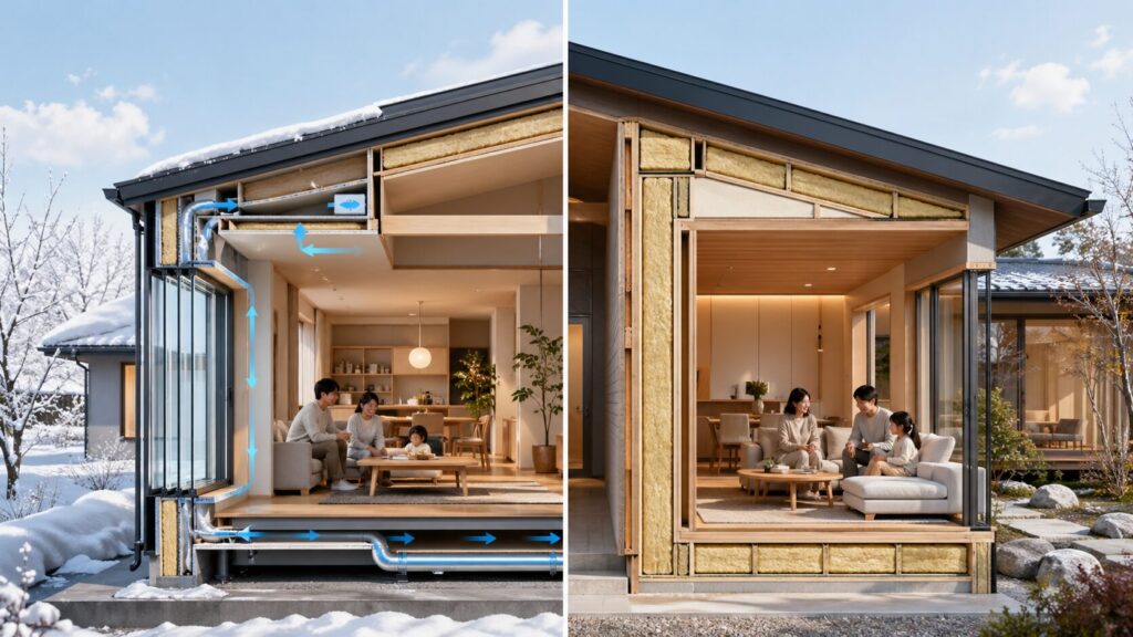 ヤマト住建と一条工務店の標準仕様・断熱性能を比較