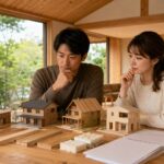 木の家に強いハウスメーカーを比較する日本人夫婦