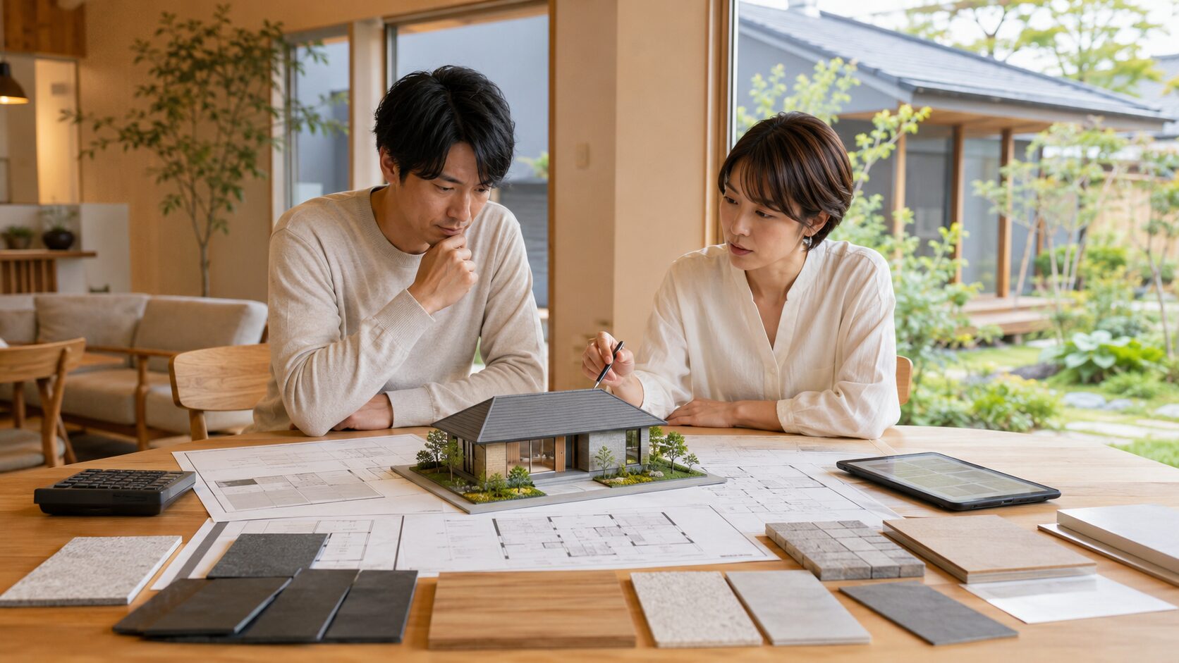 平屋に強いハウスメーカーを比較する日本人夫婦